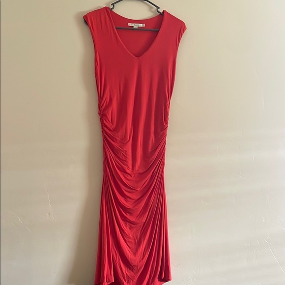 Boden red orange dress size 6 - Picture 1 of 5